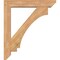 Ekena Millwork Imperial Slat Smooth Bracket w/ Offset Brace, Western Red Cedar, 7 1/2"W x 42"D x 48"H BKT0806X42X48IMP06SWR - alternate 4